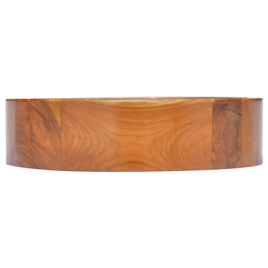 Umyvadlo masivní teak Φ40 x 10 cm