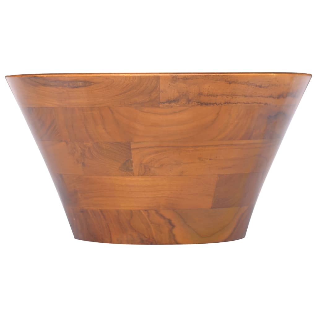 Umývadlo masivní teak Φ40 x 20 cm