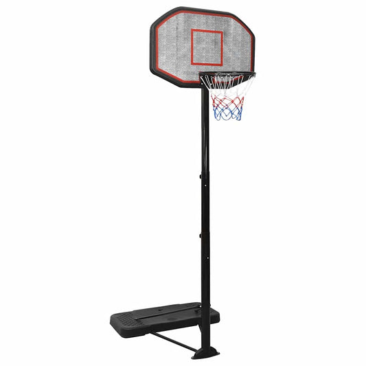 Basketbalový koš černý 258–363 cm polyethylen