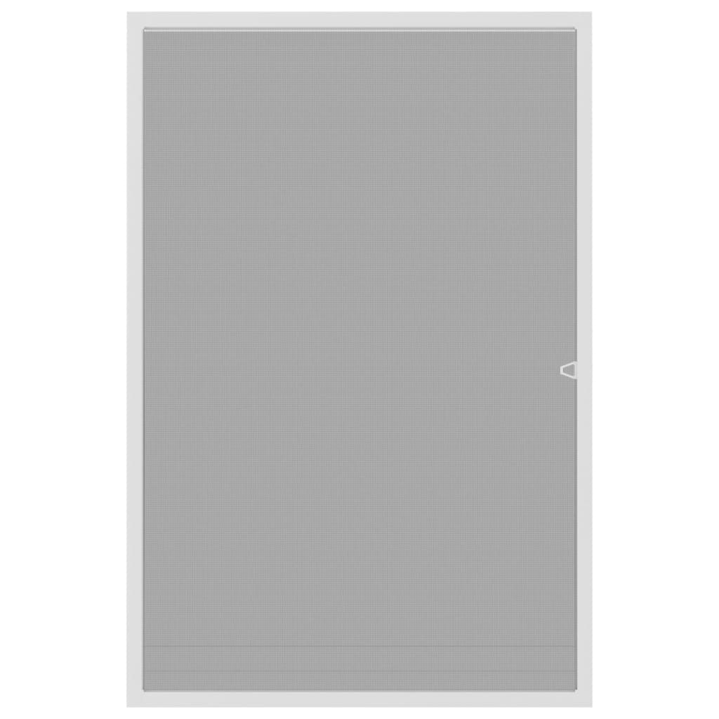 Okenní síť proti hmyzu bílá 80 x 120 cm