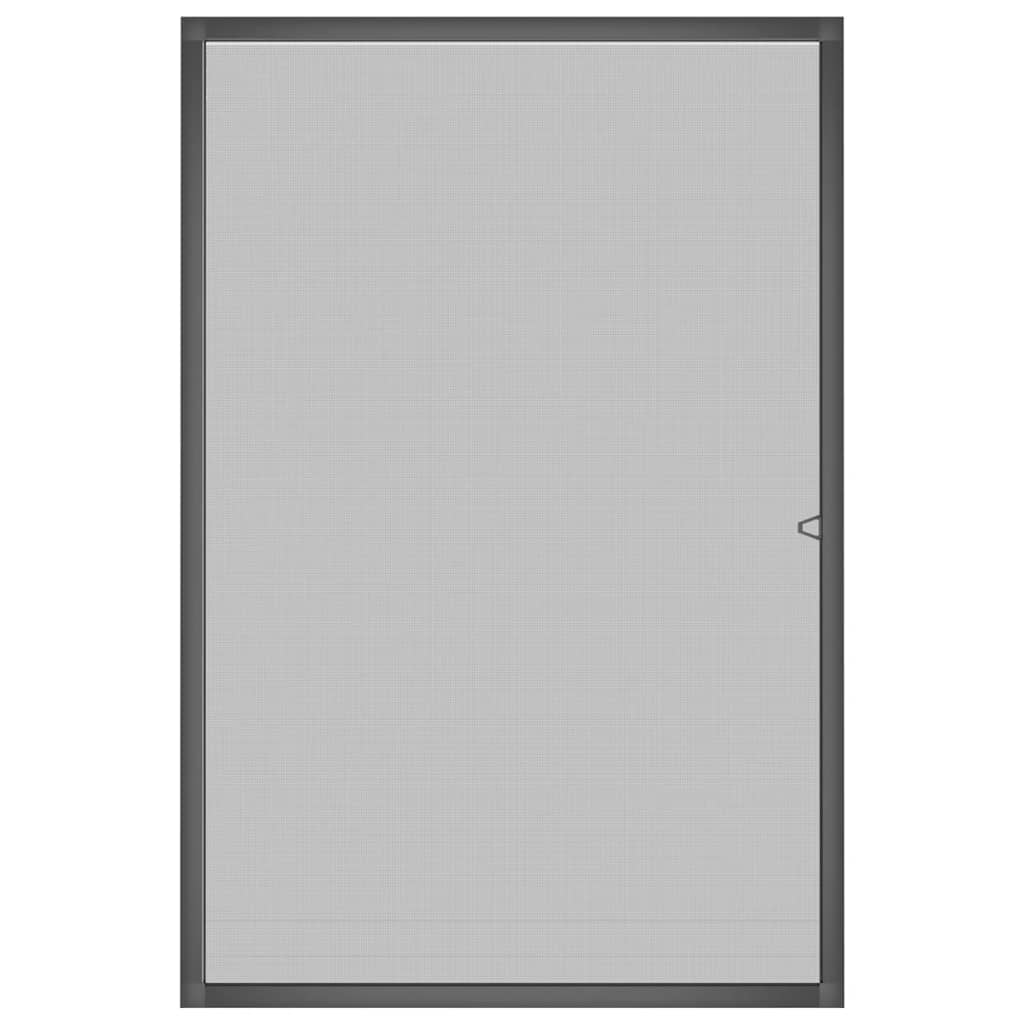 Okenní síť proti hmyzu antracitová 80 x 120 cm