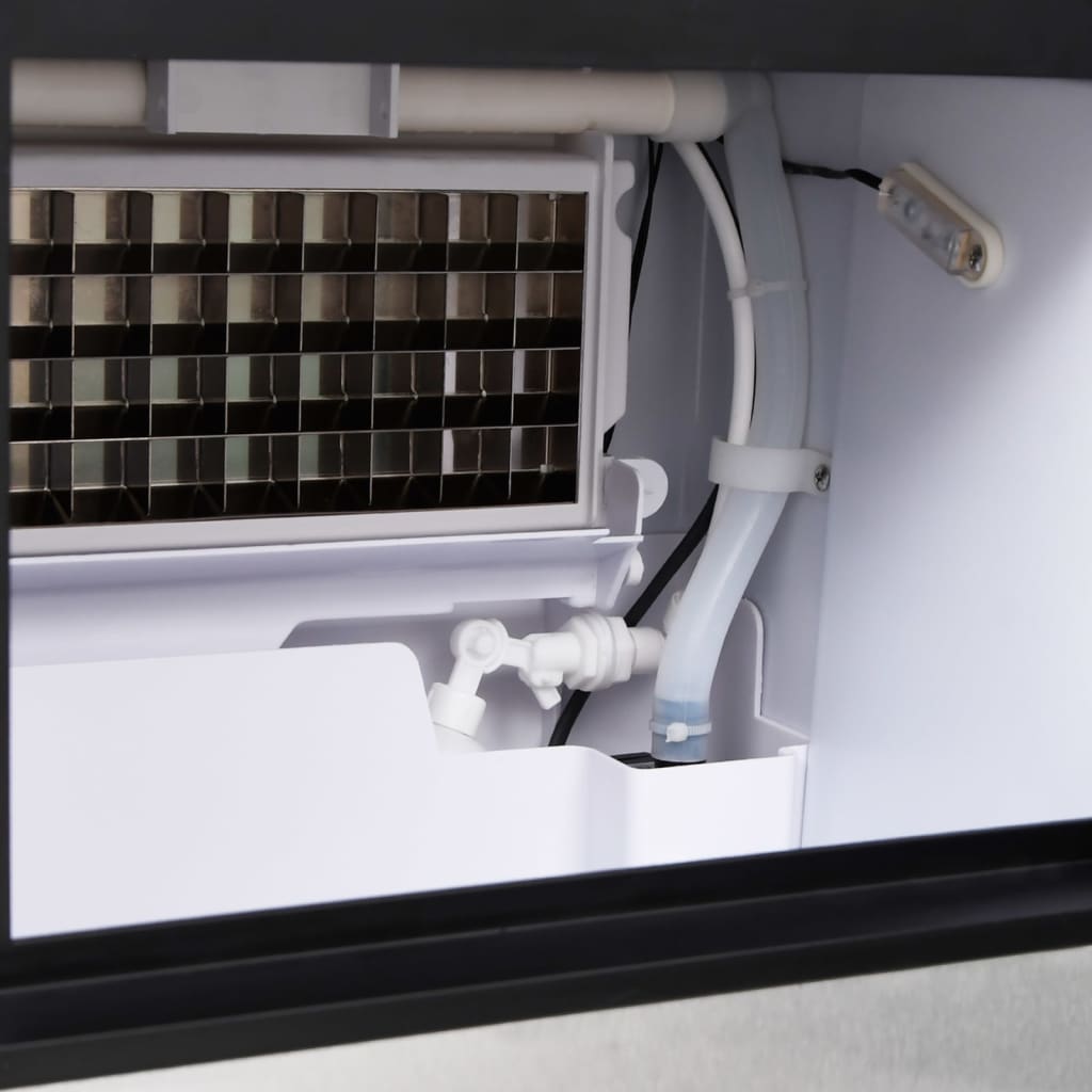 Výrobník ledových kostek stříbrný 45 kg / 24 h