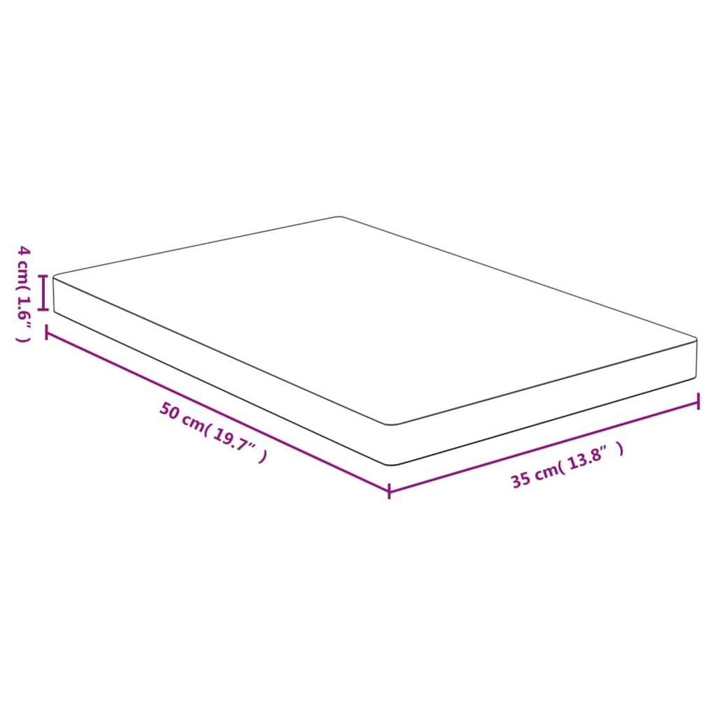 Prkénko na krájení 35 x 50 x 4 cm bambus