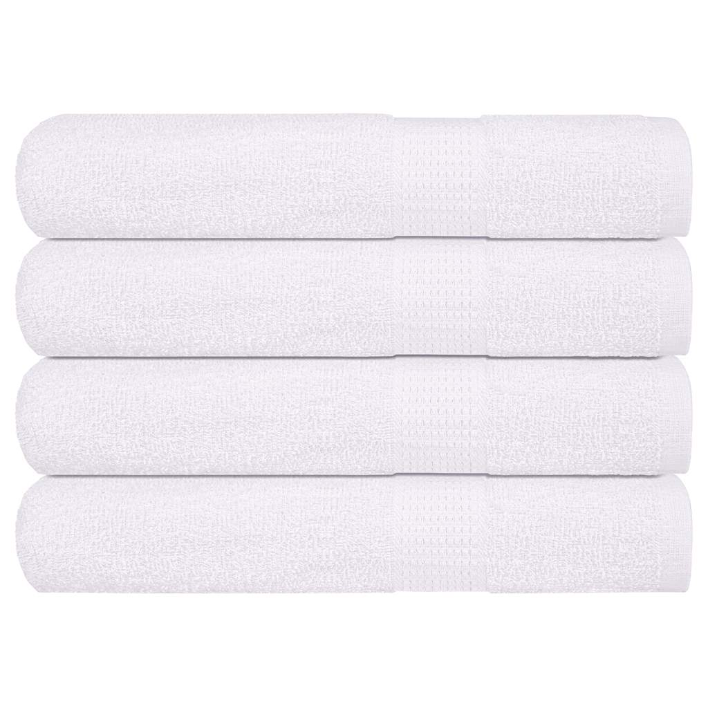 Saunové osušky FROGN 4 ks bílé 80x200 cm 360 g/m²