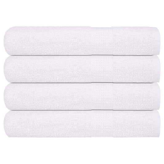 Saunové osušky FROGN 4 ks bílé 80x200 cm 360 g/m²