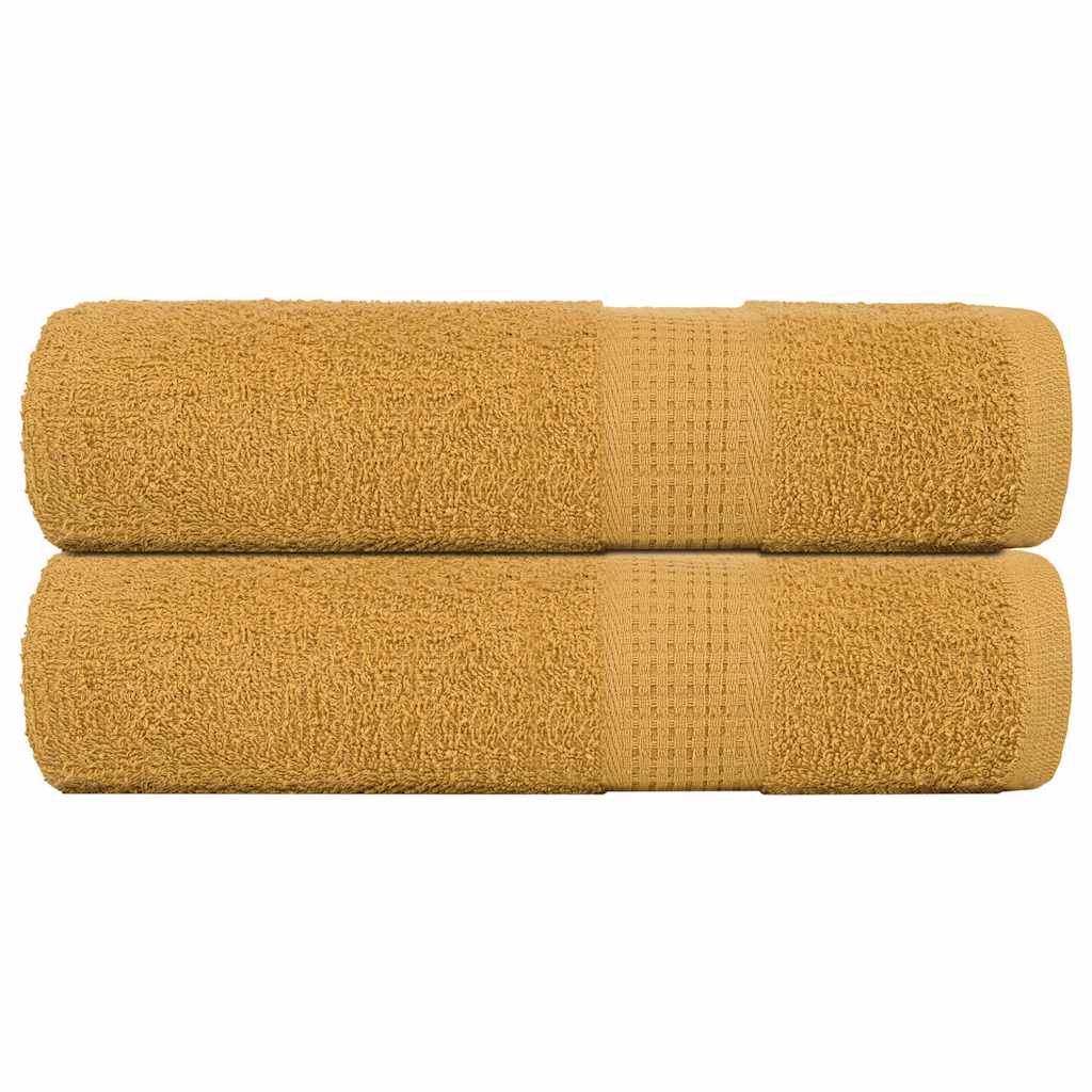 Ručníky do sprchy FROGN 2 ks zlaté 70 x 140 cm 360 g/m²