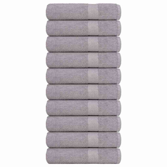 Ručníky FROGN 10 ks šedé 100x150 cm 360 g/m²