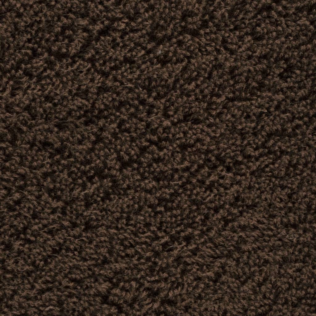 Prémiové saunové osušky SOLUND 10 ks hnědé 80x200 cm 600 g/m²