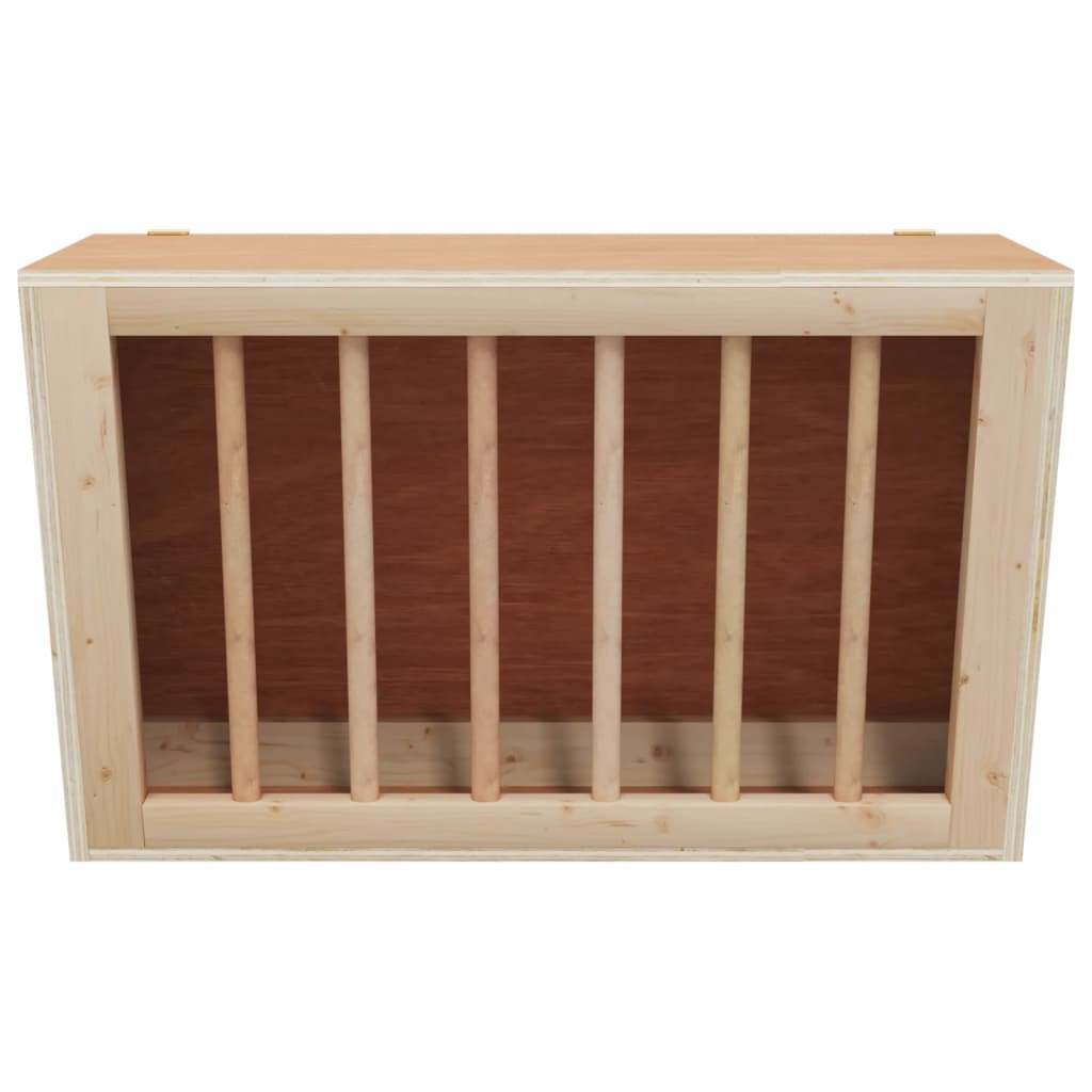 Seník pro králíky 37 x 18,5 x 23 cm masivní jedlové dřevo