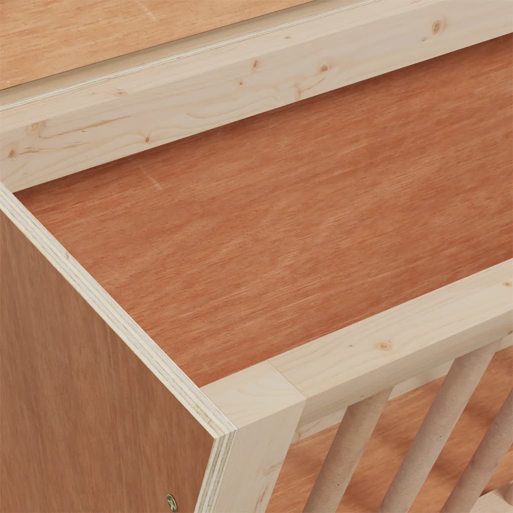 Seník pro králíky 37 x 18,5 x 23 cm masivní jedlové dřevo