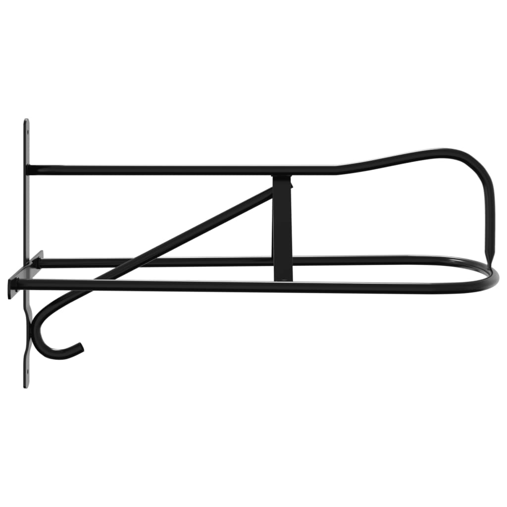 Nástěnný držák na sedlo černý železo