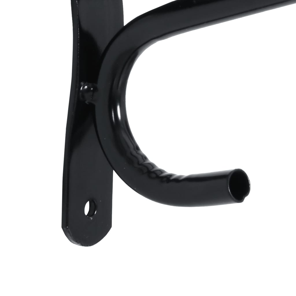 Nástěnný držák na sedlo černý železo