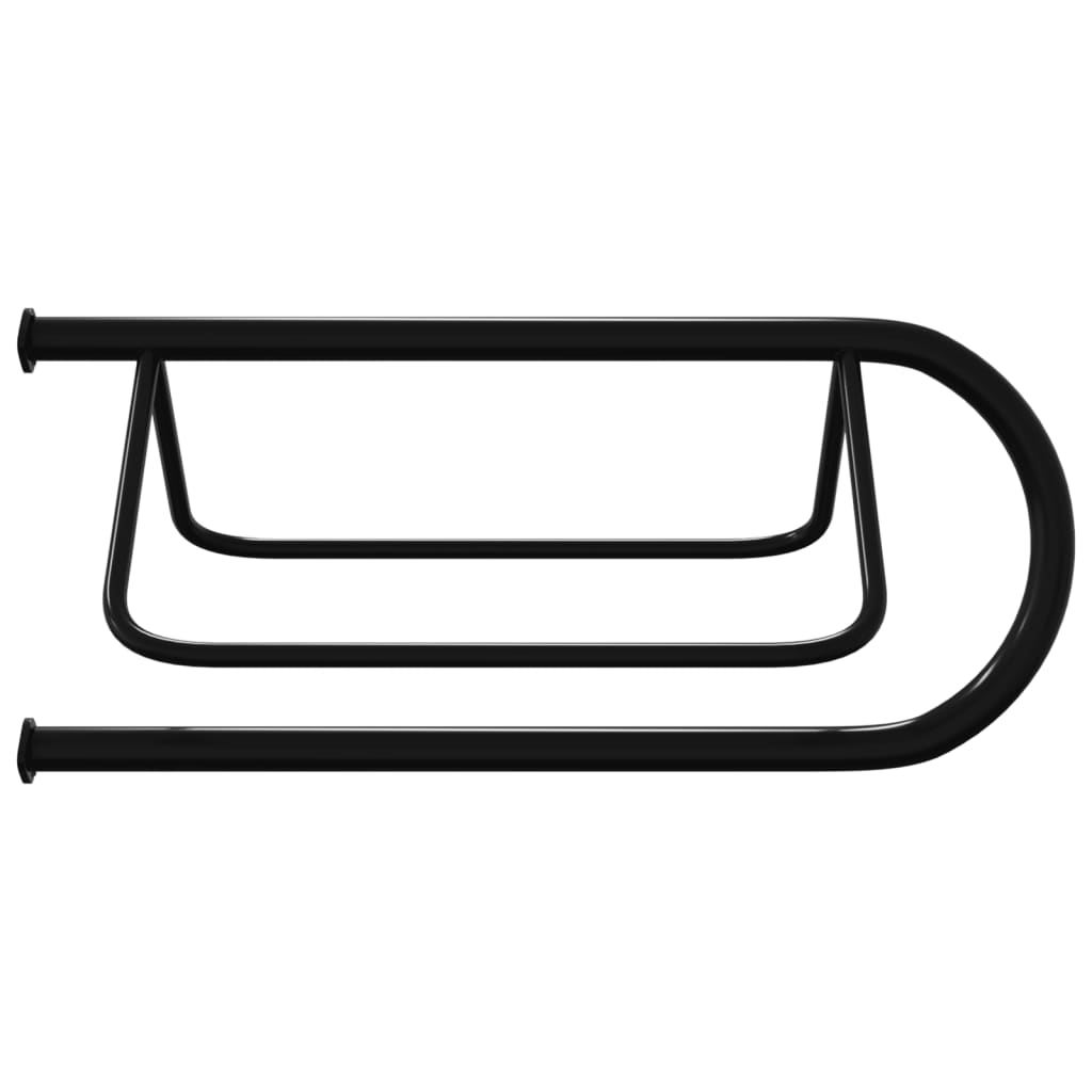 Nástěnný držák na sedlo černý železo