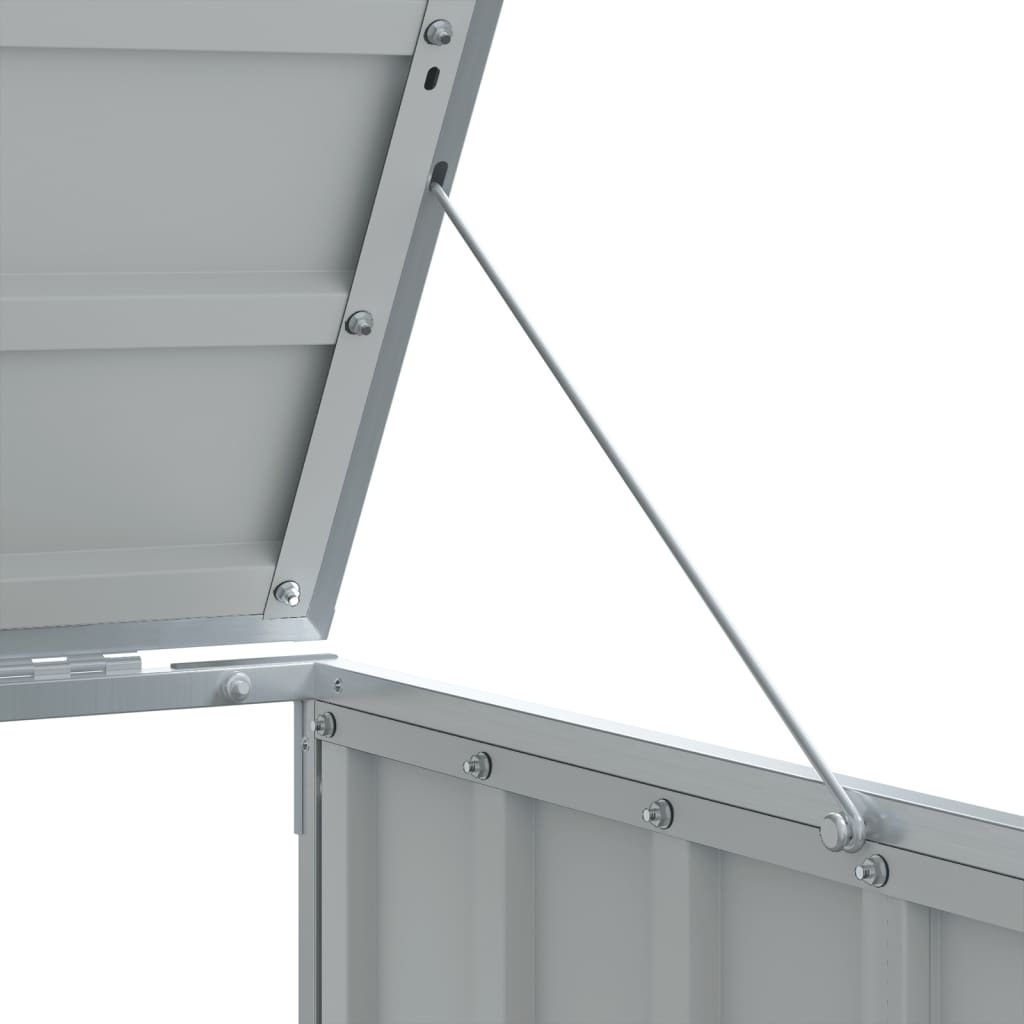 Box na 1 popelnici antracitový 72 x 81 x 115 cm ocel