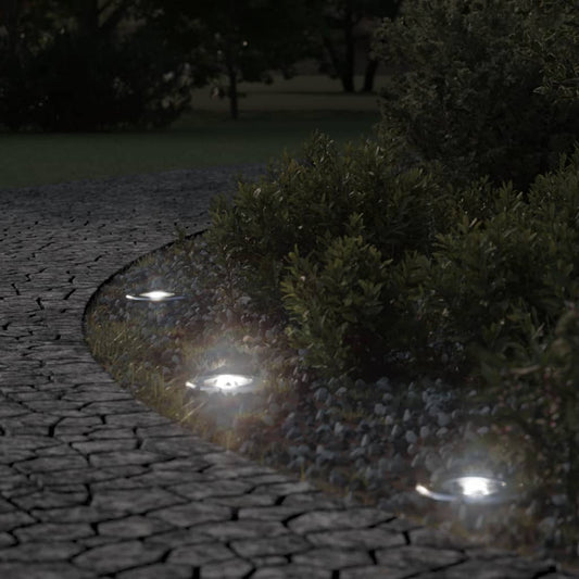 Venkovní zemní svítidlo kulaté černé 10,5 x 10,5 cm litý hliník