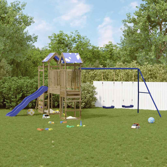 Dětské hřiště na zahradu impregnované borové dřevo