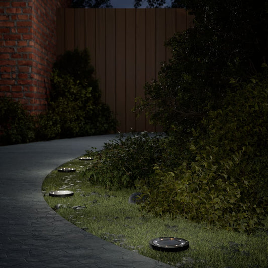 Solární zemní světla s hroty venkovní 4 ks teplá bílá