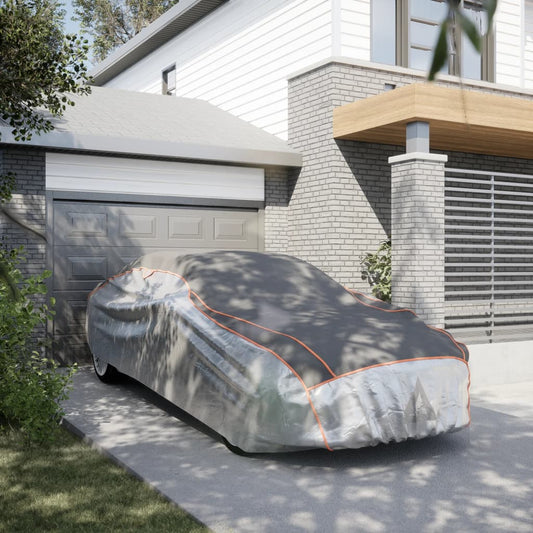 Autopotah pro sedan proti kroupám celý XXL šedý a stříbrný