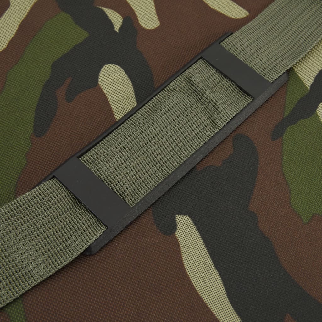 Rybářská taška nepromokavá zelená maskáčová oxfordská látka