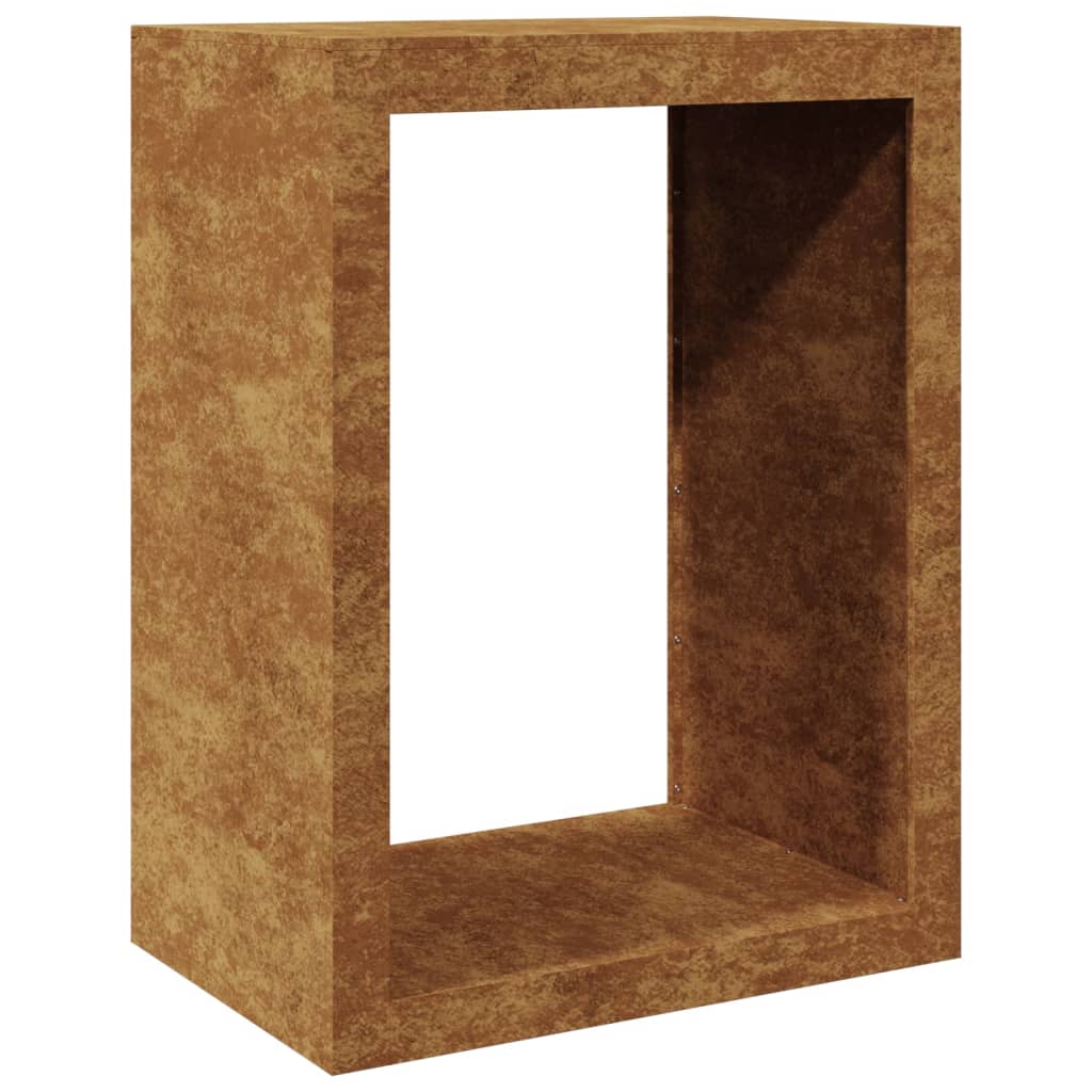 Stojan na palivové dřevo 60x40x80 cm povětrnostně odolná ocel