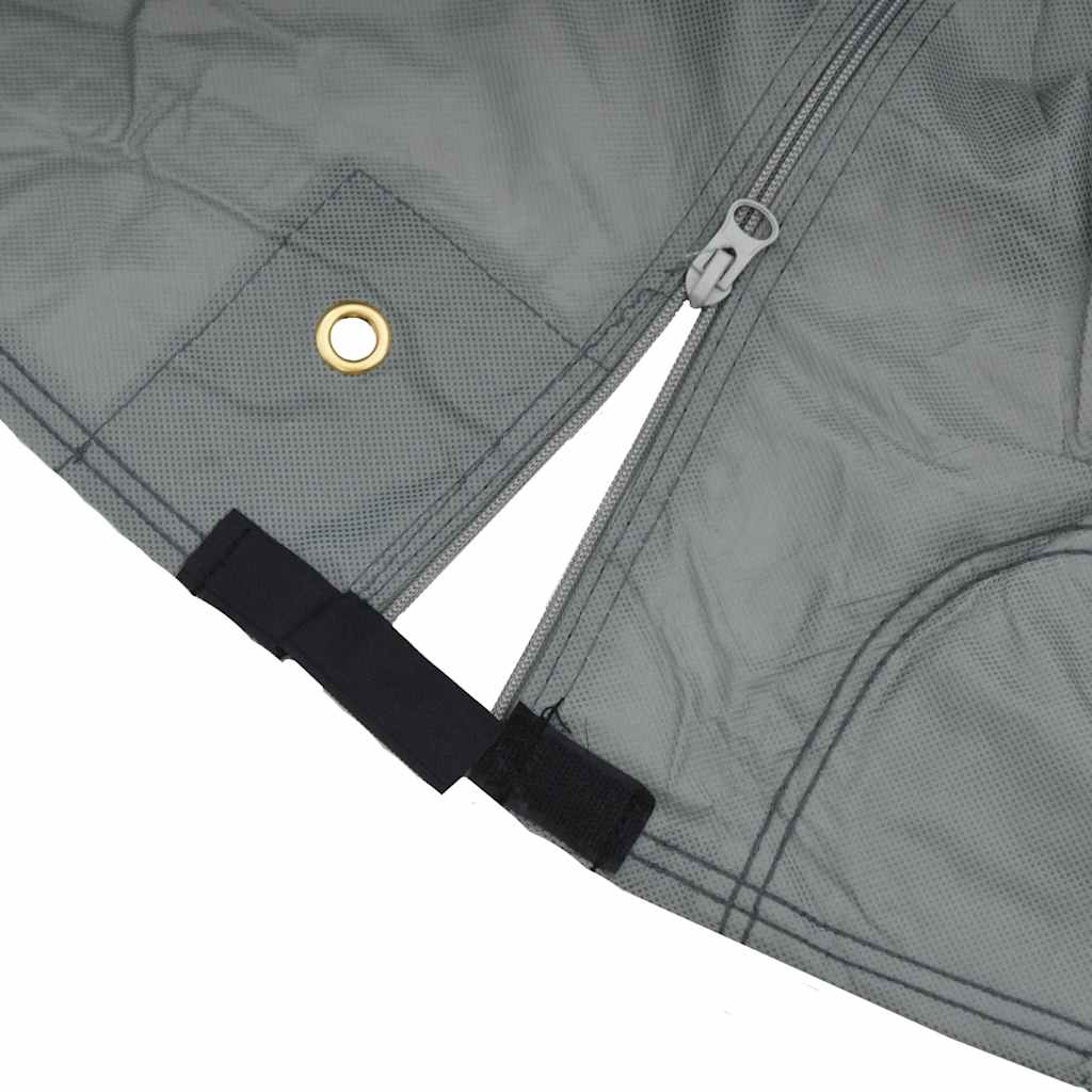 Krycí plachta na karavan šedá 670x250x220 cm netkaná textilie