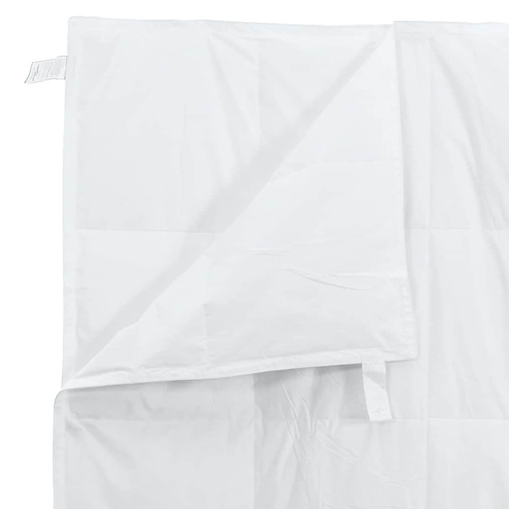 2-in-1 Duvet Bílá 200 x 200 cm Peří