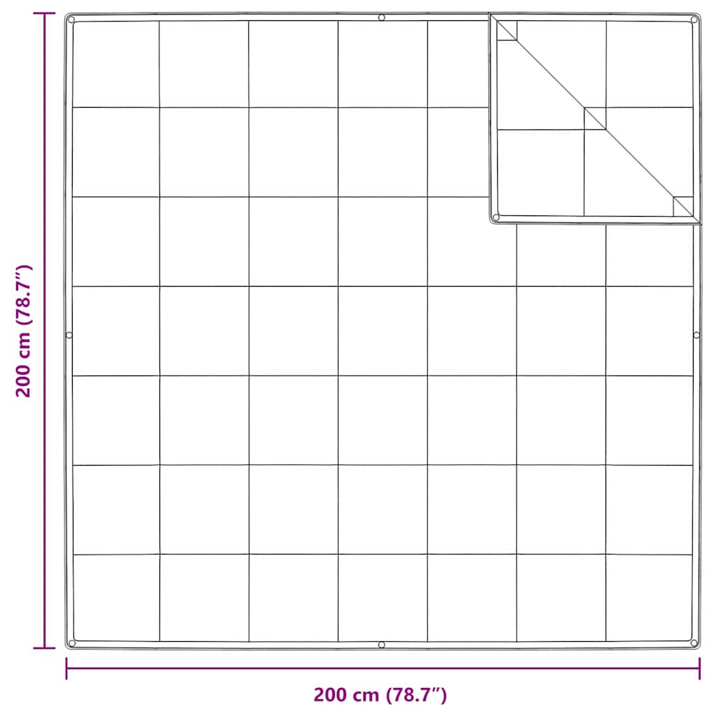 2-in-1 Duvet Bílá 200 x 200 cm Peří