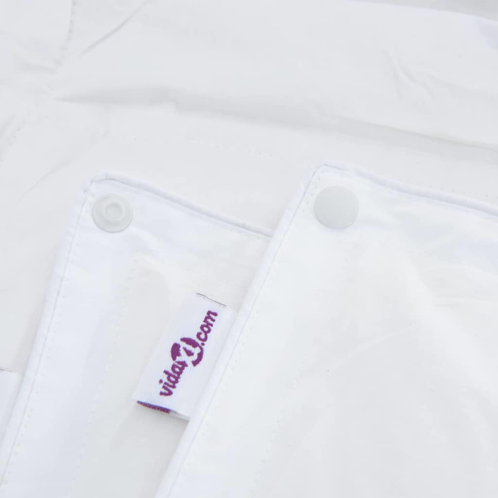 2-in-1 Duvet Bílá 200 x 220 cm Peří