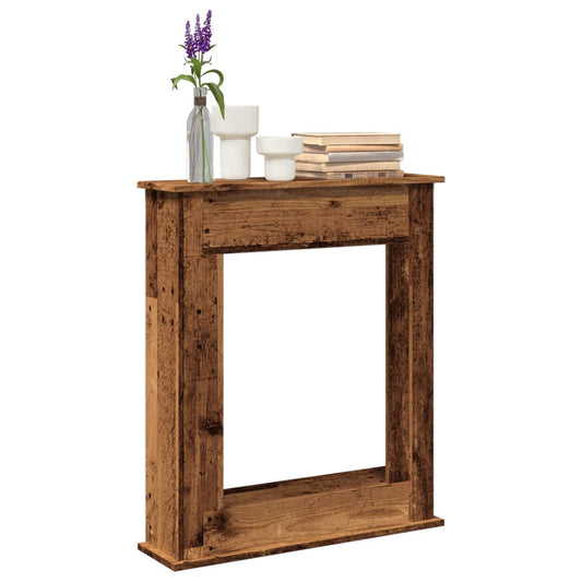 Krbová obestavba old wood 75 x 20 x 87,5 cm kompozitní dřevo