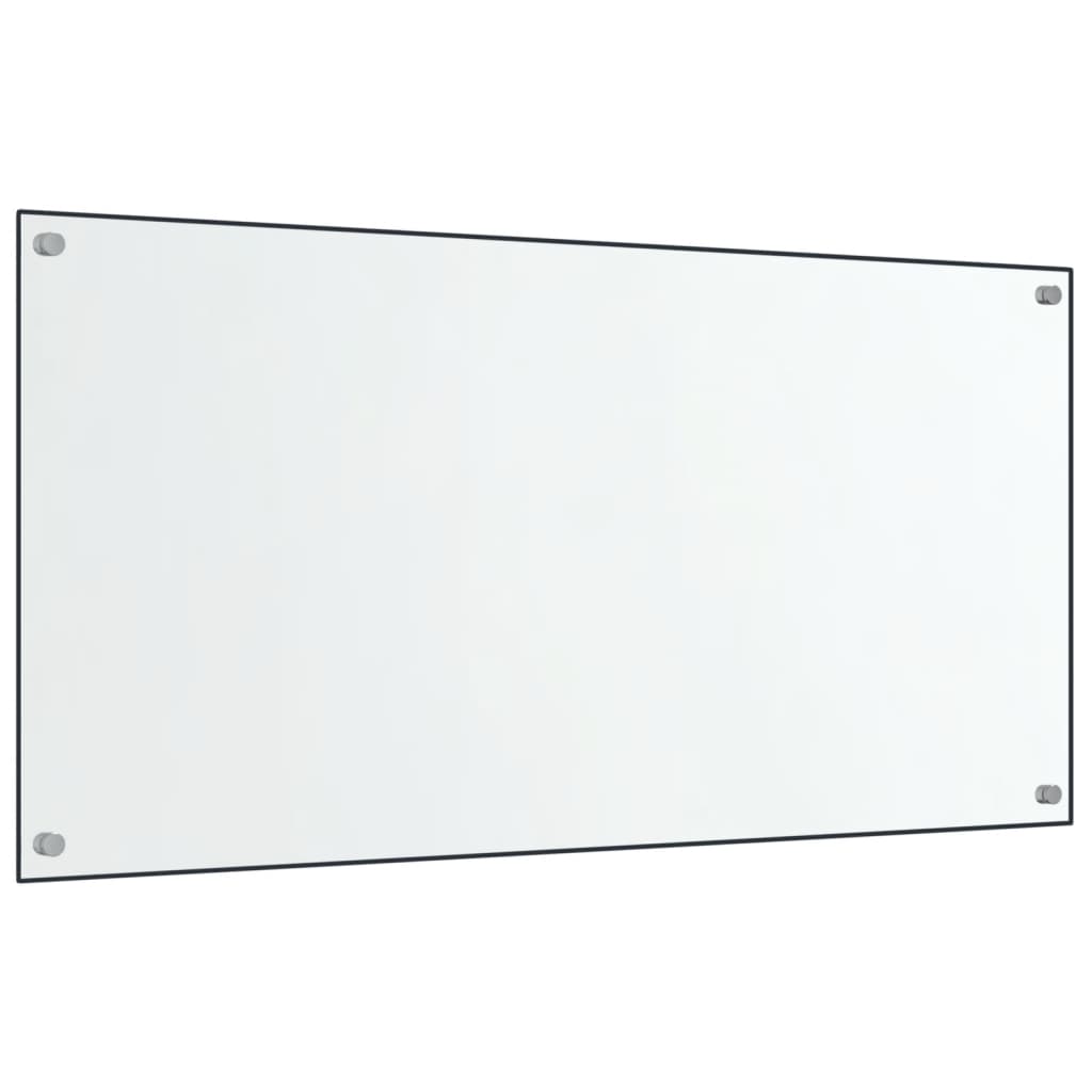 Kuchyňské panely 2 ks průhledné 80 x 40 cm tvrzené sklo