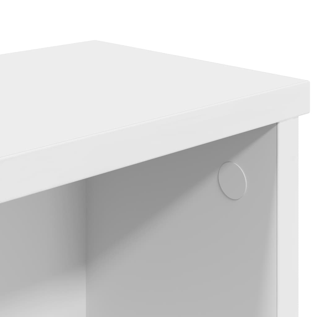 kuchyňský regál stohovatelný bílý 50x15x16 cmkompozit