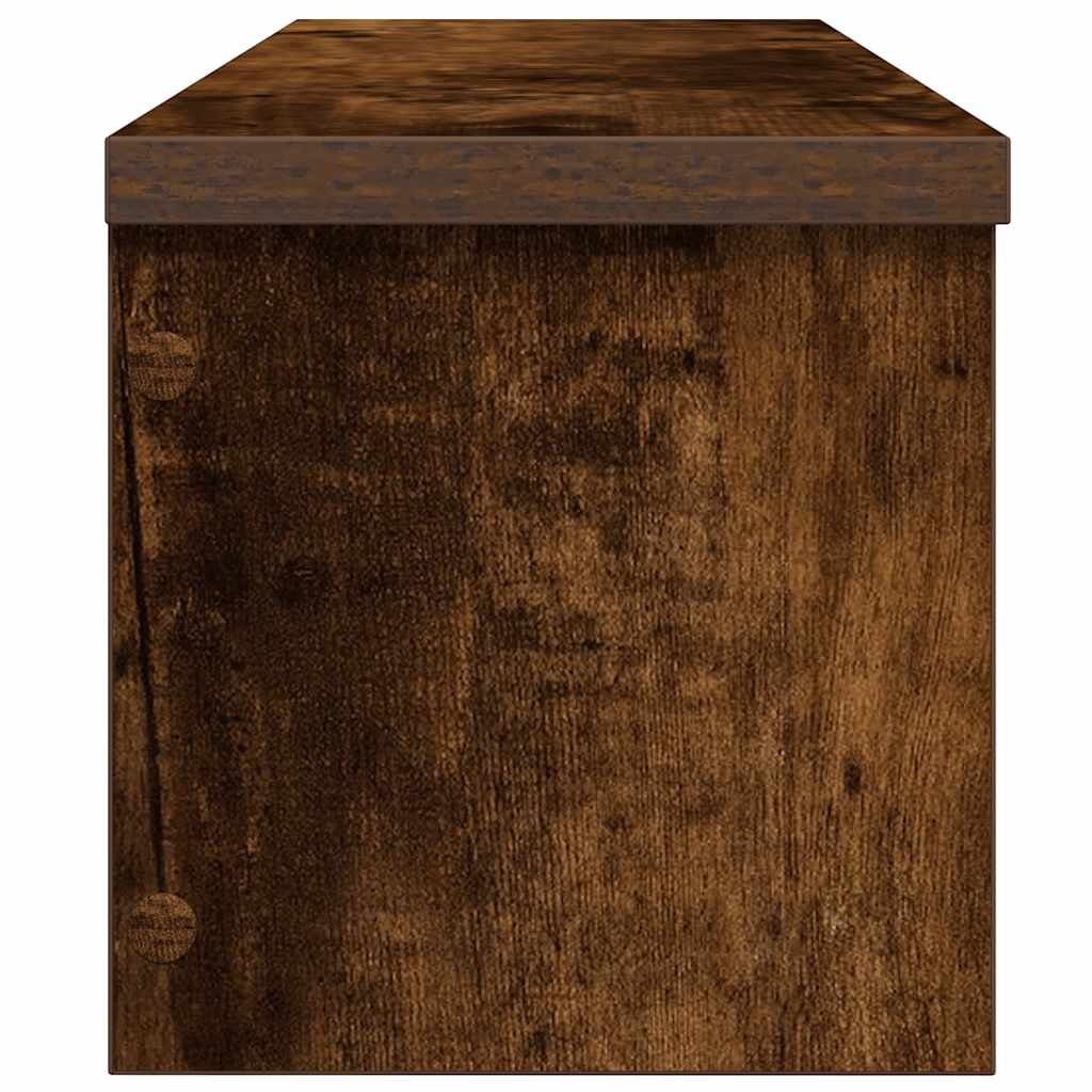 Kuchyňský regál stohovatelný kouřový dub 60x15x16 cm kompozit