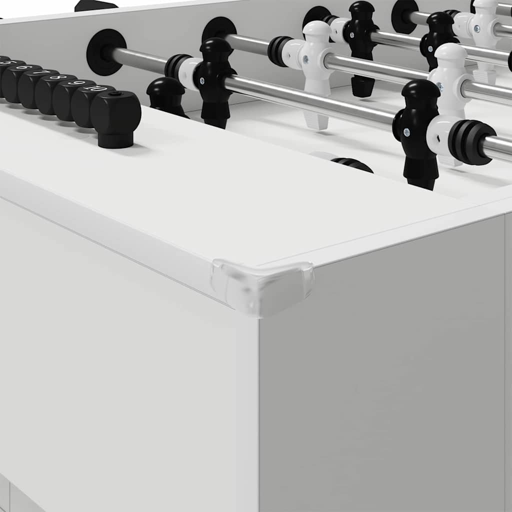 Fotbalový stůl 2 pcs Bílá 146,5 x 74 x 85 cm kompozitní dřevo