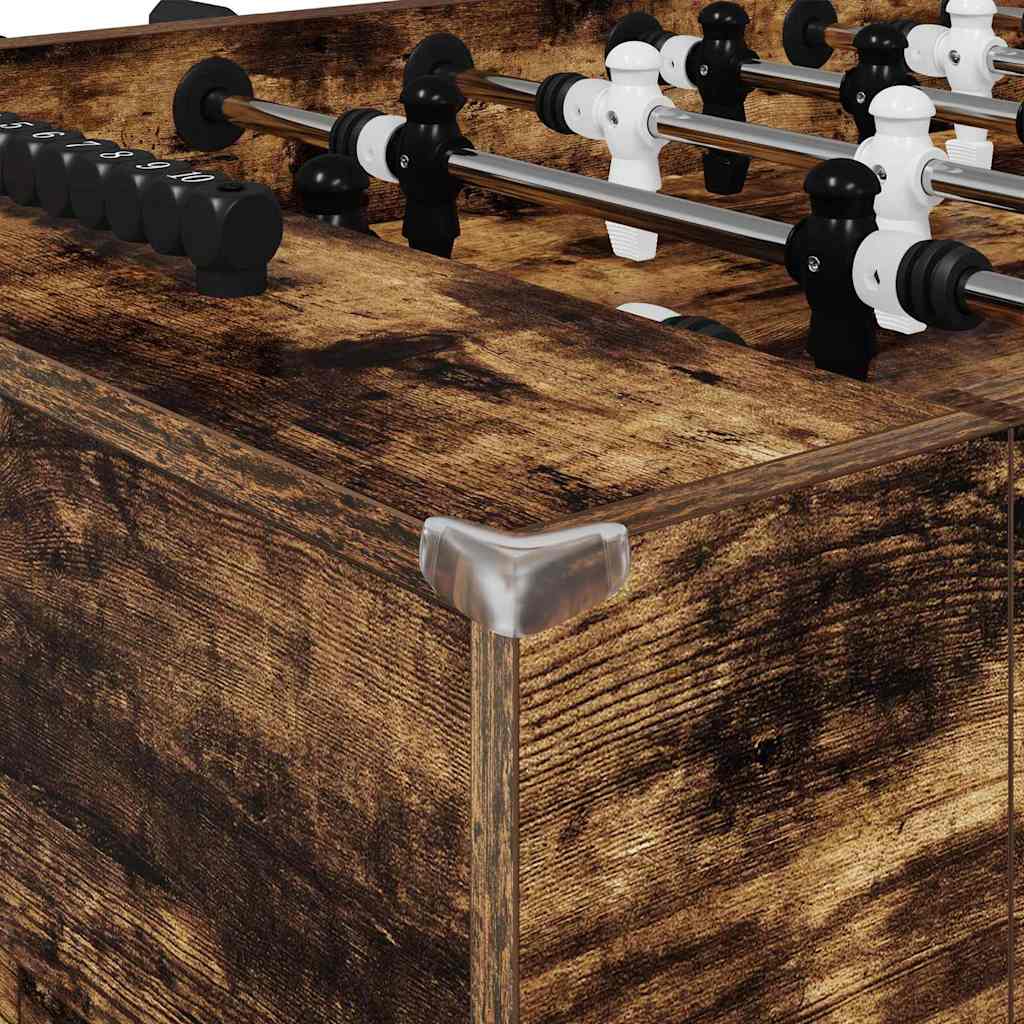 Fotbalový stůl 2 pcs Kouřový dub 146,5 x 74 x 85 cm