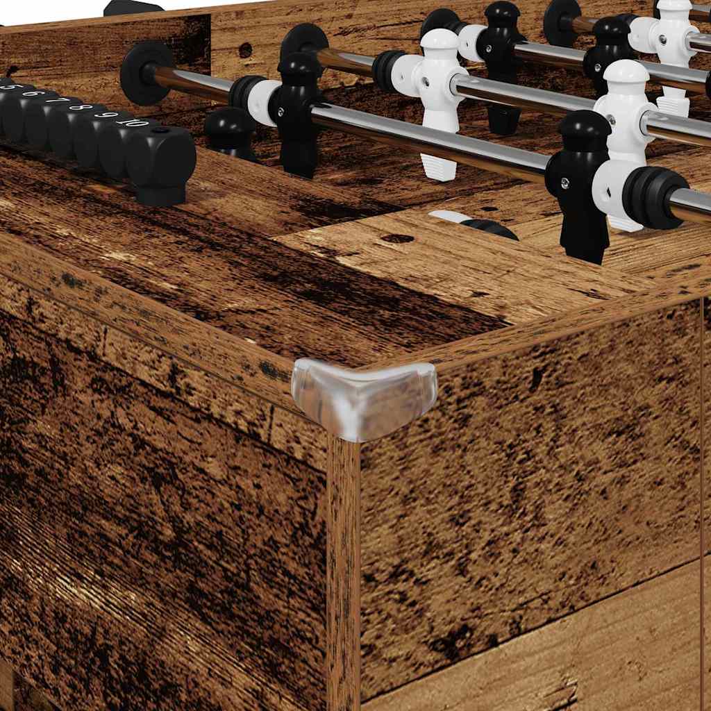 Fotbalový stůl 2 pcs Staré dřevo 146,5 x 74 x 85 cm