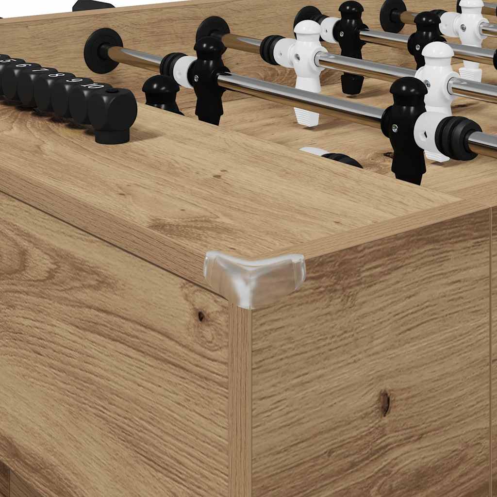 Fotbalový stůl 2 pcs Artisanový dub 146,5 x 74 x 85 cm