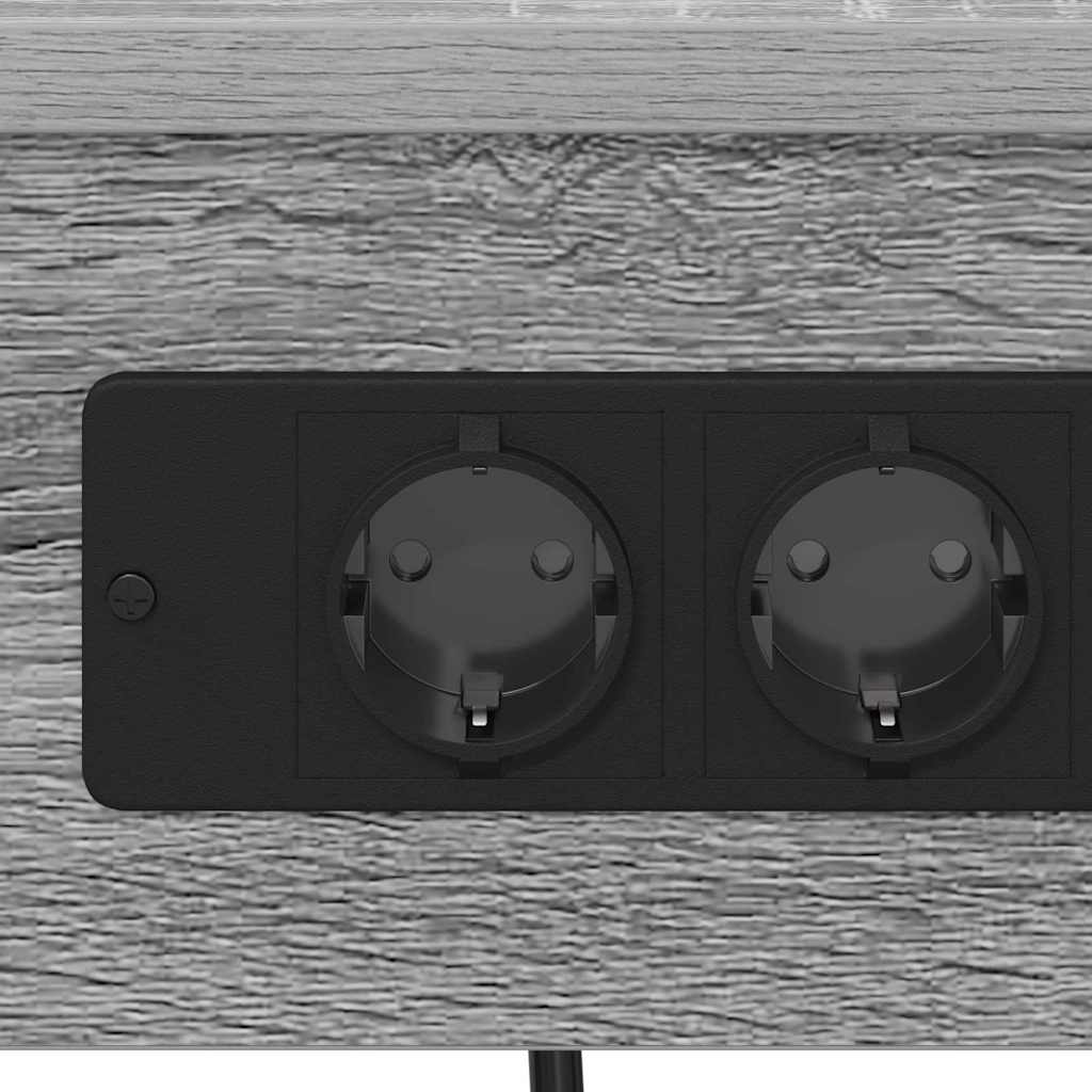 Noční skříňka 2 pcs Šedá Sonoma 41 x 31 x 51 cm