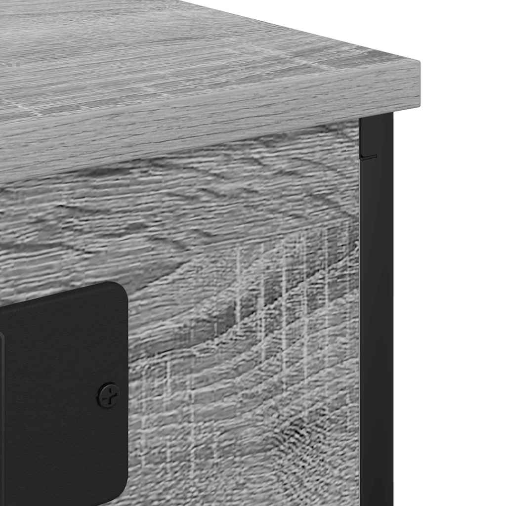 Noční skříňka 2 pcs Šedá Sonoma 41 x 31 x 51 cm