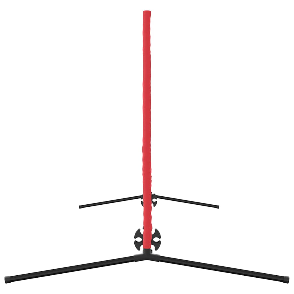 Tenisová síť Černá a červená 301 x 90,5 x 87 cm Polyester