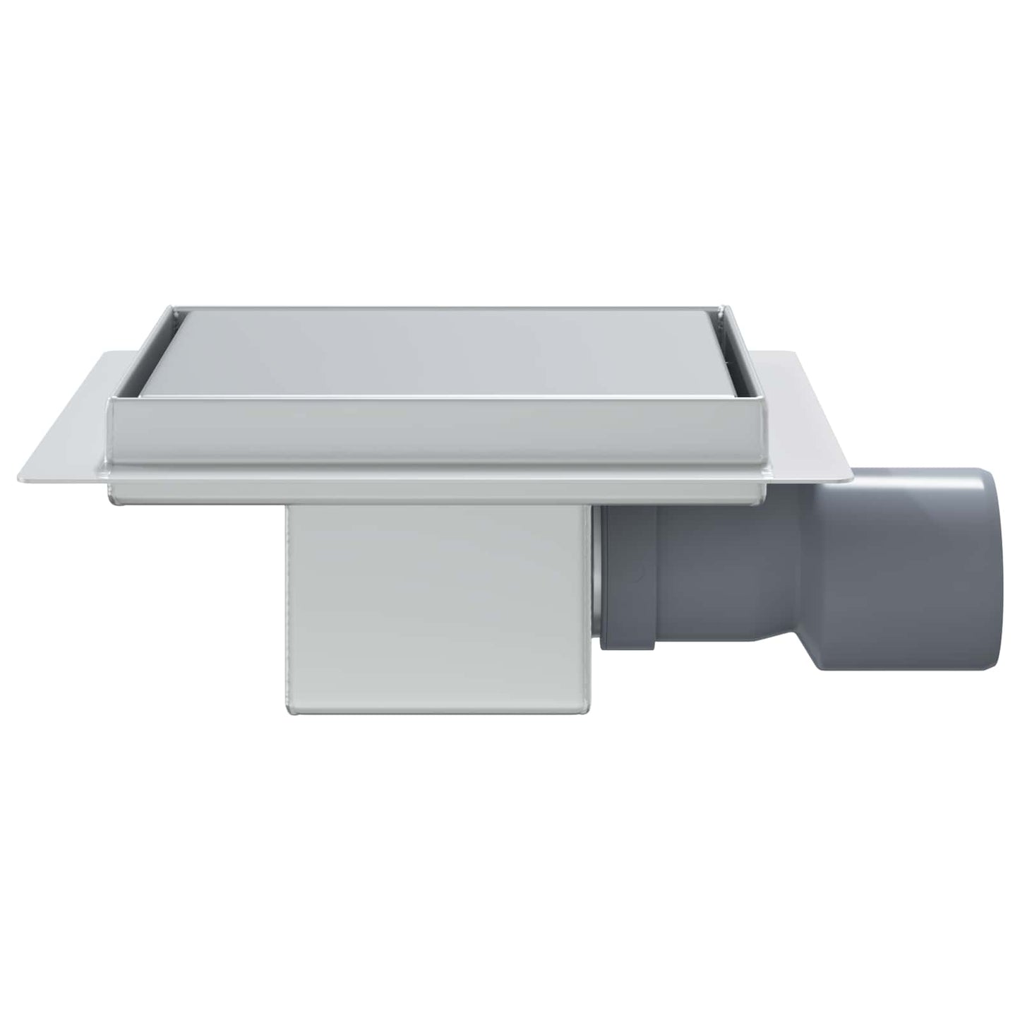 2 v 1 sprchový odtok Stříbrná 15 x 15 cm Nerezová ocel 304