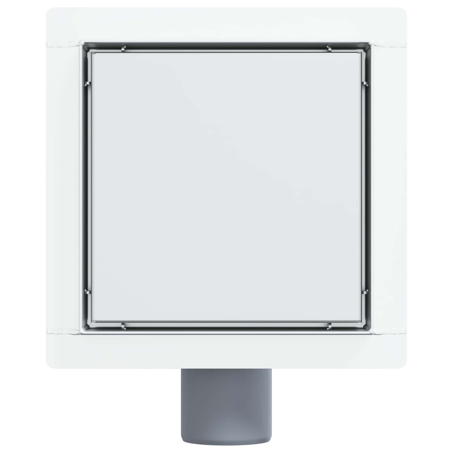 2 v 1 sprchový odtok Stříbrná 15 x 15 cm Nerezová ocel 304