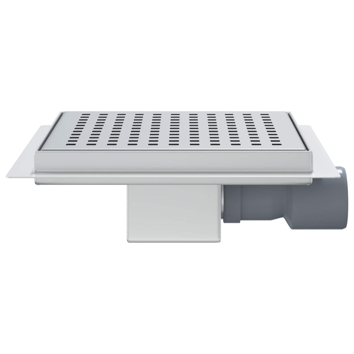 2 v 1 sprchový odtok Stříbrná 20 x 20 cm Nerezová ocel 304