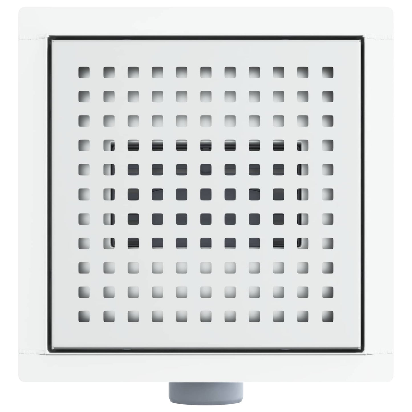 2 v 1 sprchový odtok Stříbrná 20 x 20 cm Nerezová ocel 304