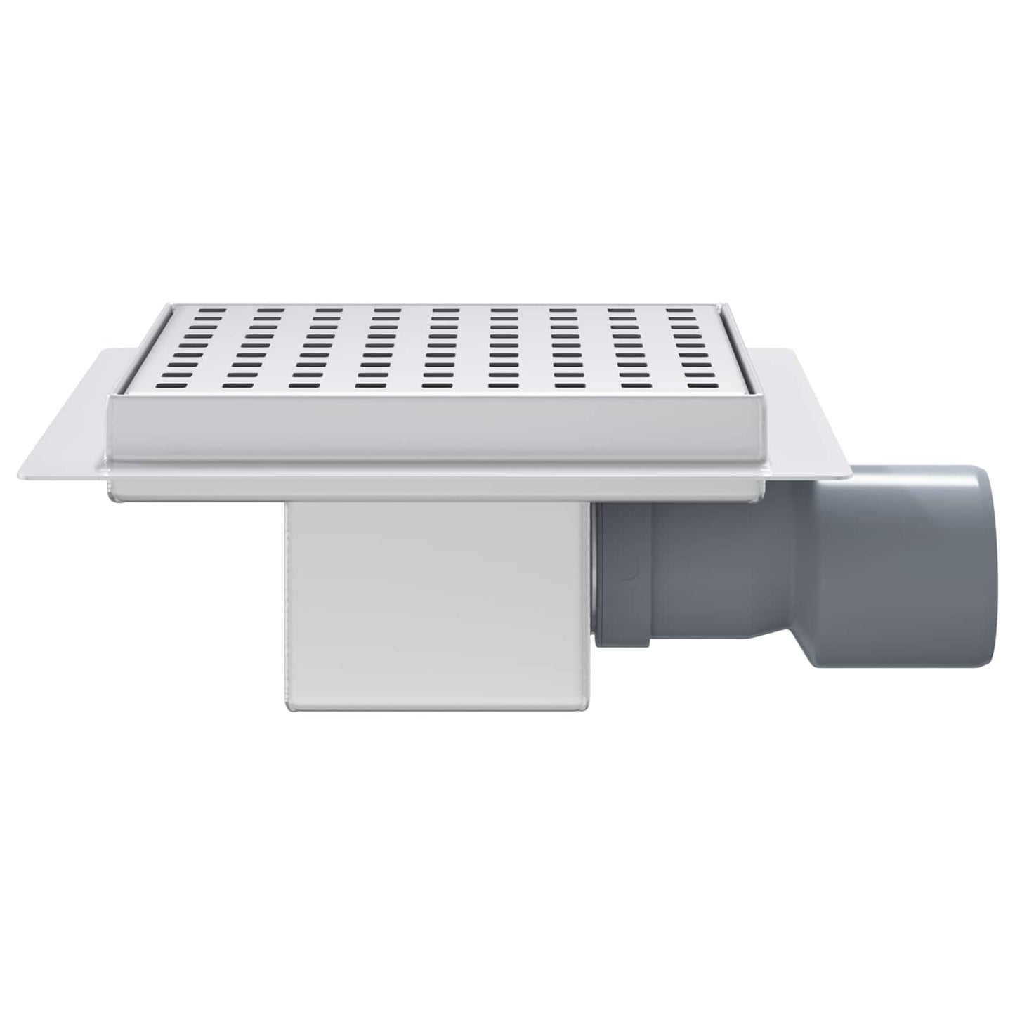 2 v 1 sprchový odtok Stříbrná 15 x 15 cm Nerezová ocel 304