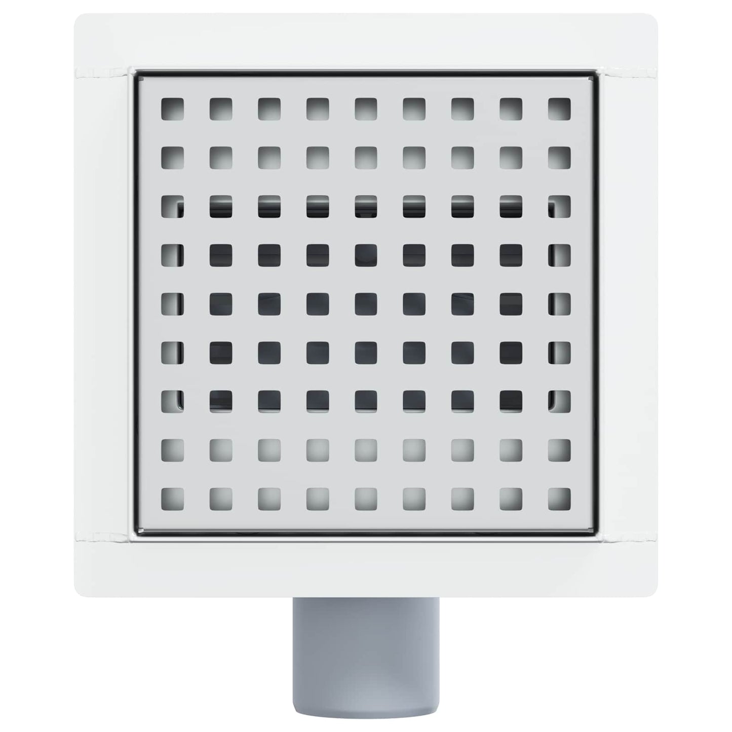 2 v 1 sprchový odtok Stříbrná 15 x 15 cm Nerezová ocel 304