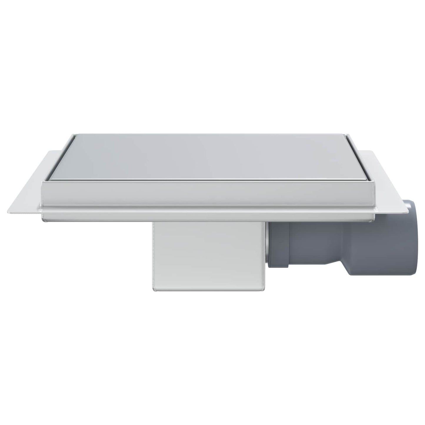 2 v 1 sprchový odtok Stříbrná 20 x 20 cm Nerezová ocel 304