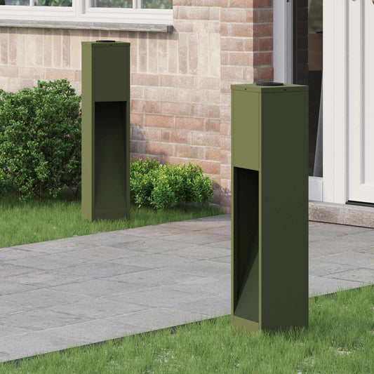 Solární LED osvětlení cesty 2 pcs Olivově zelená