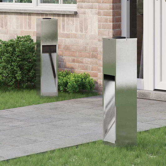 Solární LED osvětlení cesty 2 pcs Nerezová ocel Nerezová ocel