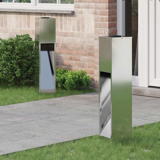 Solární LED osvětlení cesty 2 pcs Pozinkovaný Pozinkovaný