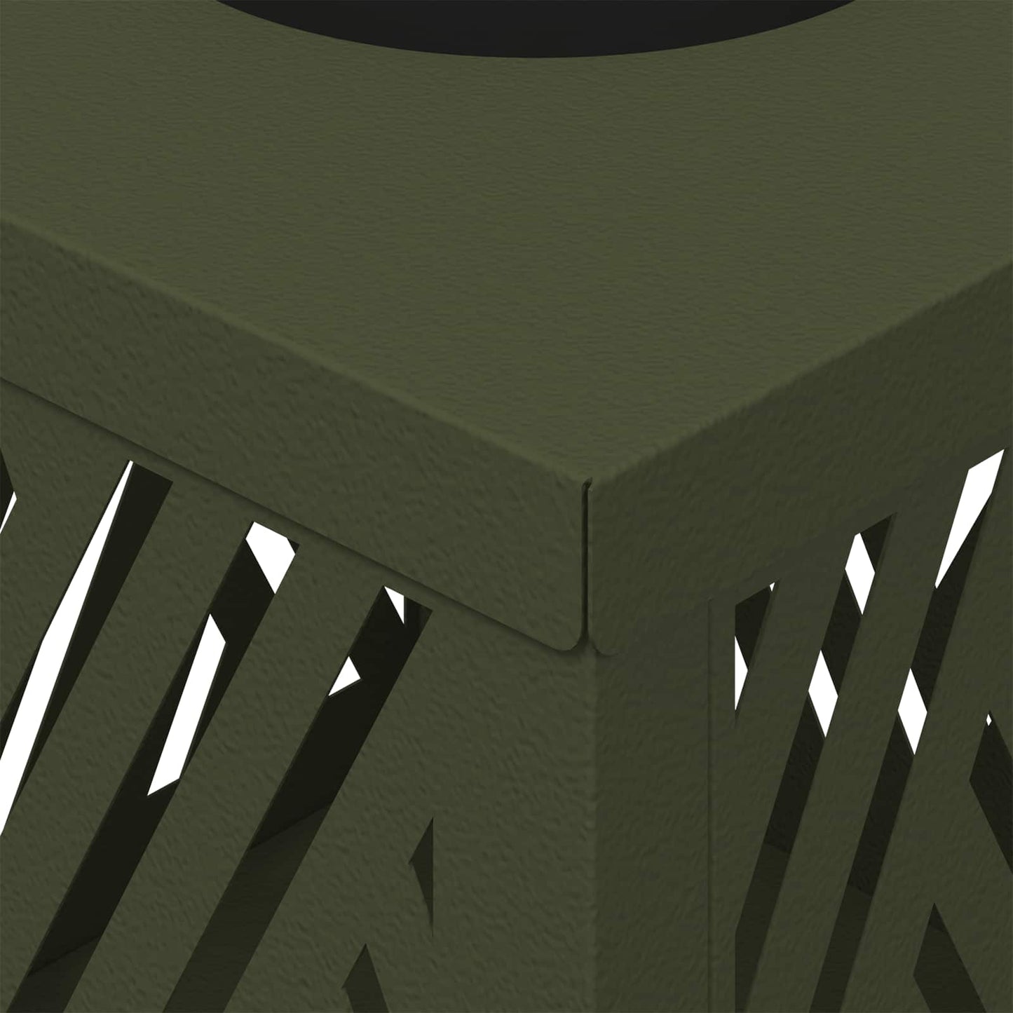 Solární LED Cestovní Světlo Rybí kost 2 pcs Olivově zelená